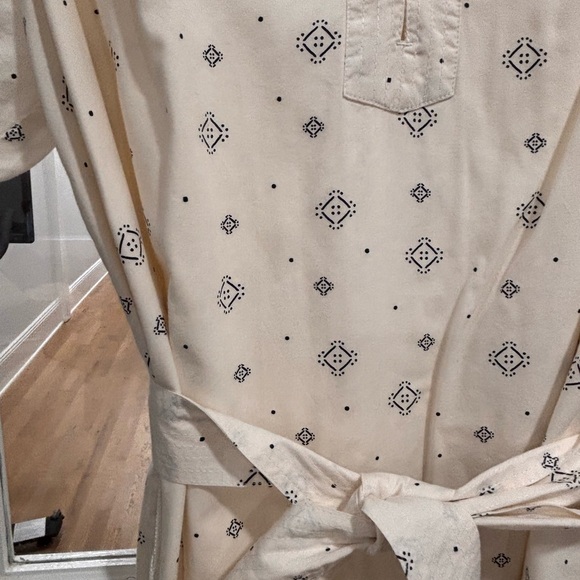 LOFT Ivory Button-Up Dress - Picture 2 of 5